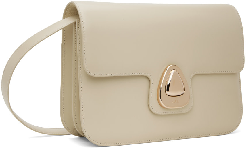 A.P.C. - Sac beige à fermoir Astra