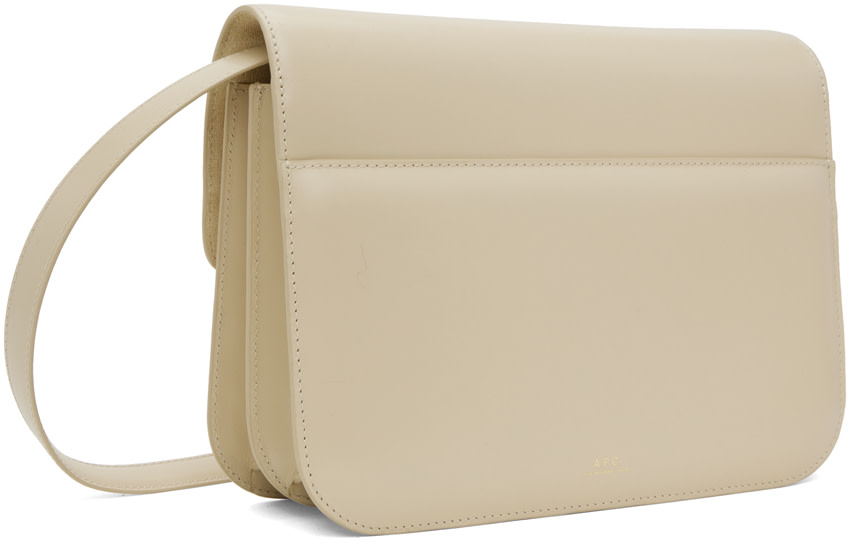 A.P.C. - Sac beige à fermoir Astra