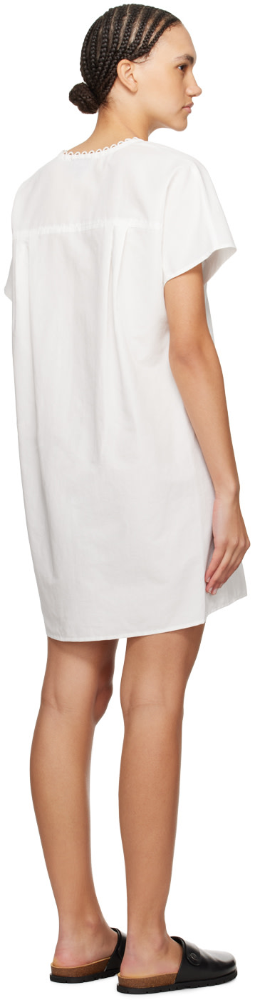 A.P.C. - Robe courte Esme blanche