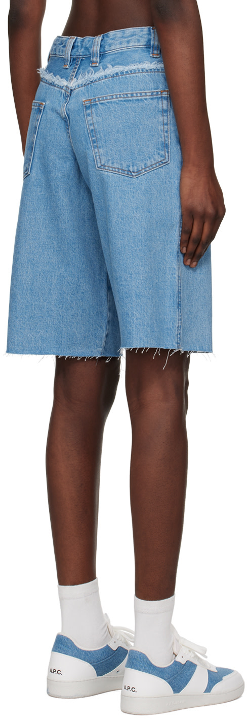 A.P.C. - Short Beverly bleu en denim