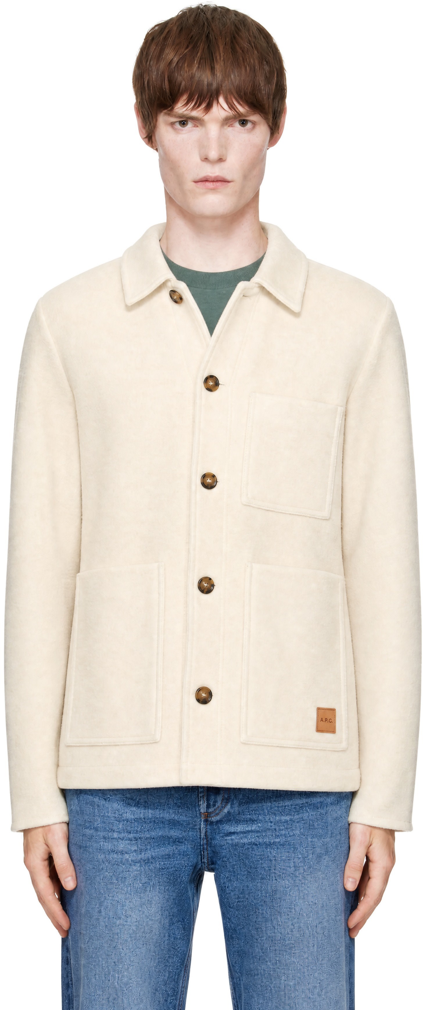 A.P.C. - Off-White Emile Patch Jacket