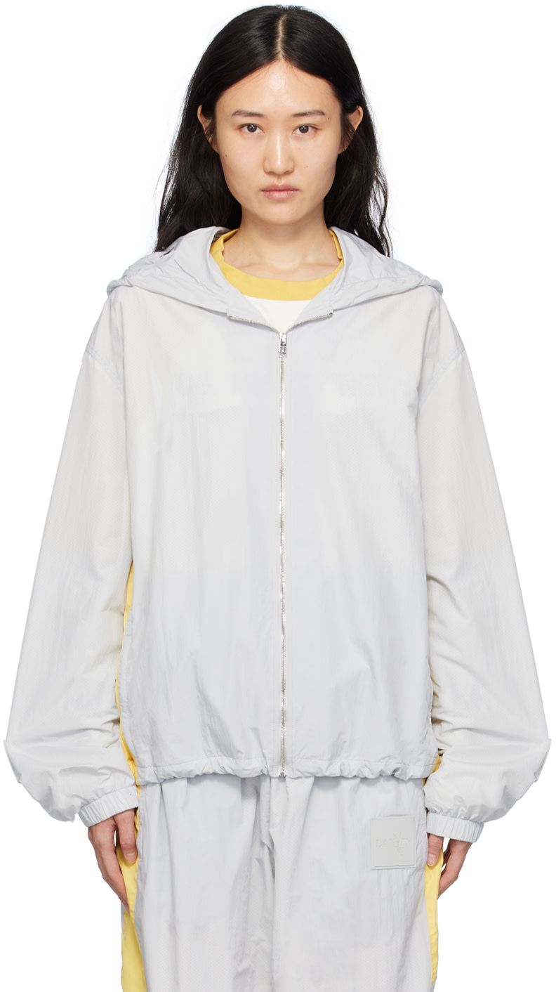 Lanvin - Pull à capuche gris édition Future
