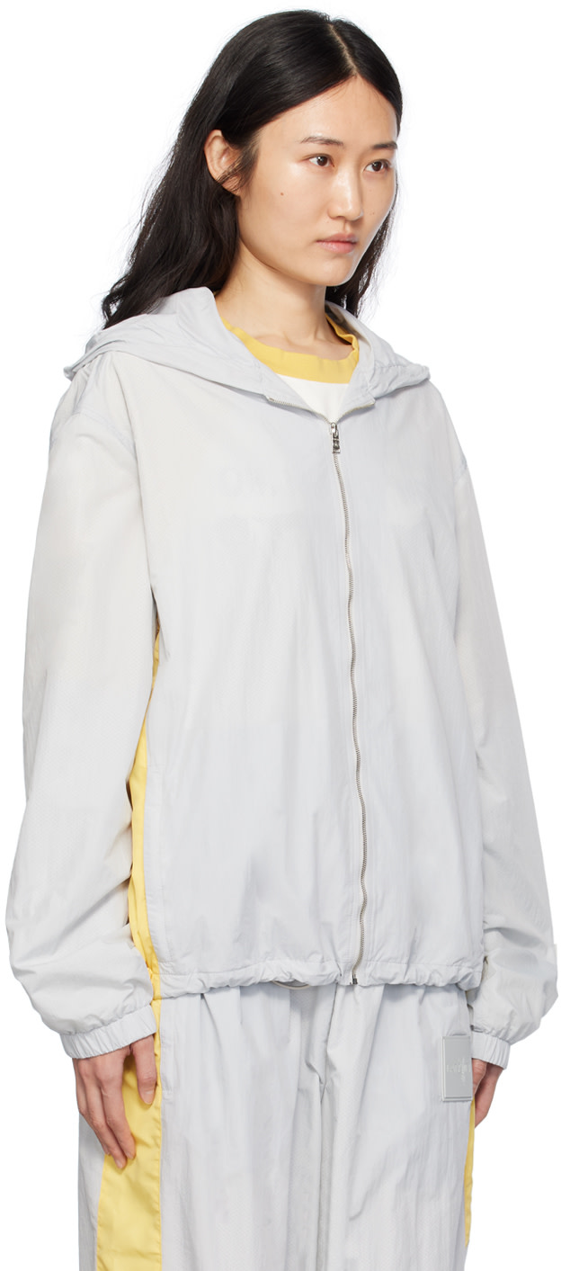 Lanvin - Pull à capuche gris édition Future