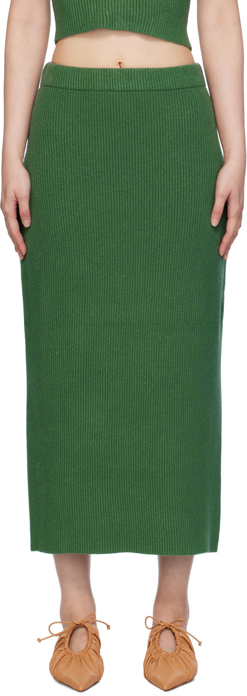 by Malene Birger - Jupe midi Kyara verte