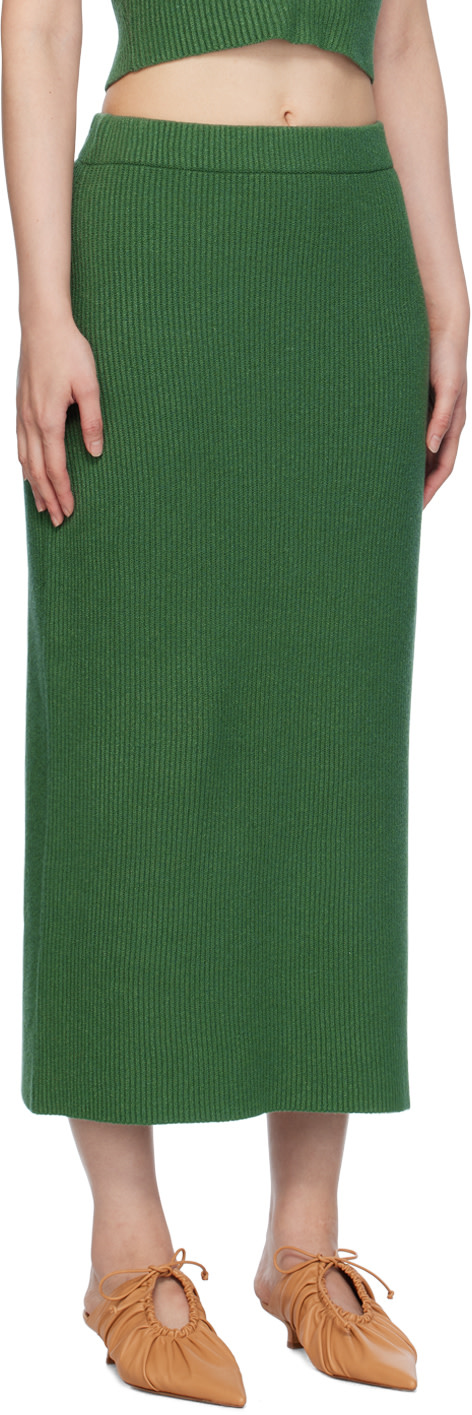 by Malene Birger - Jupe midi Kyara verte
