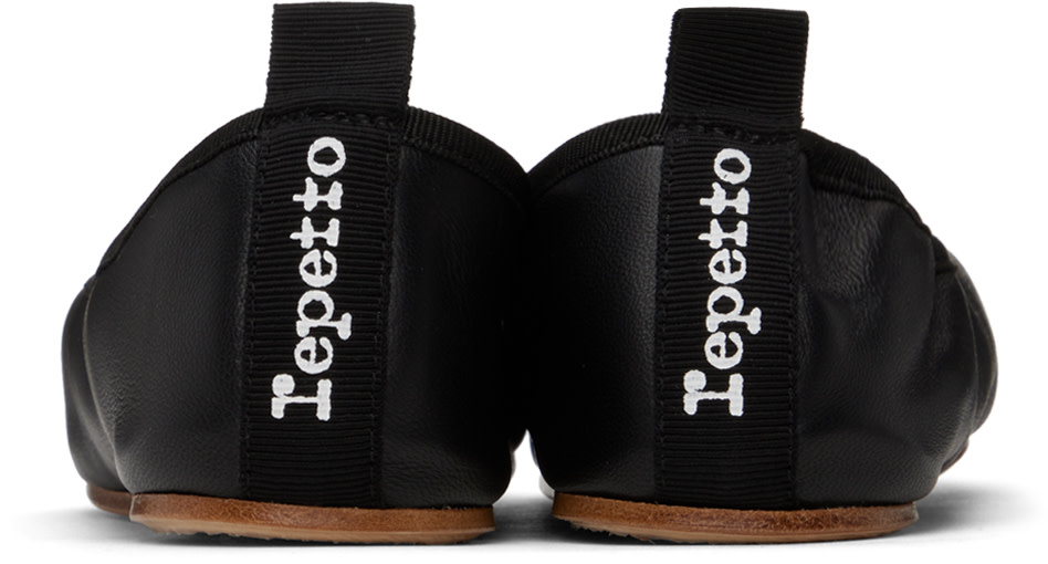 repetto ブラック バレエシューズ Gianna Repetto: ブラック Gianna バレエシューズ | SSENSE 日本