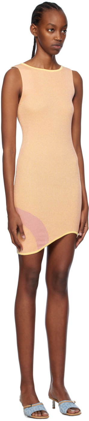 GCDS - Robe courte Comma rose