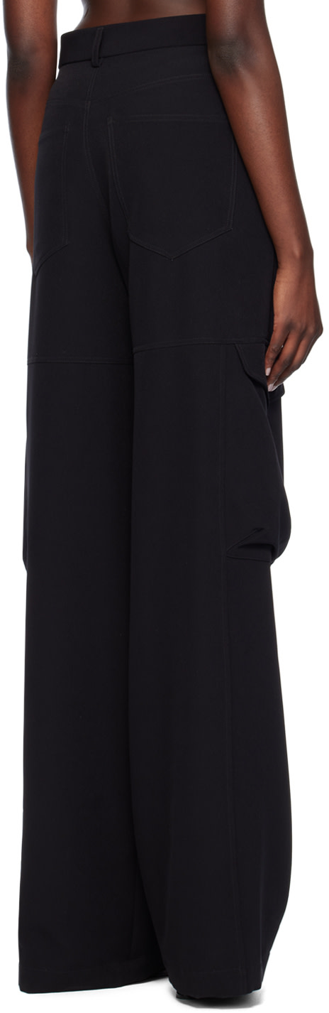 GCDS - Pantalon cargo noir