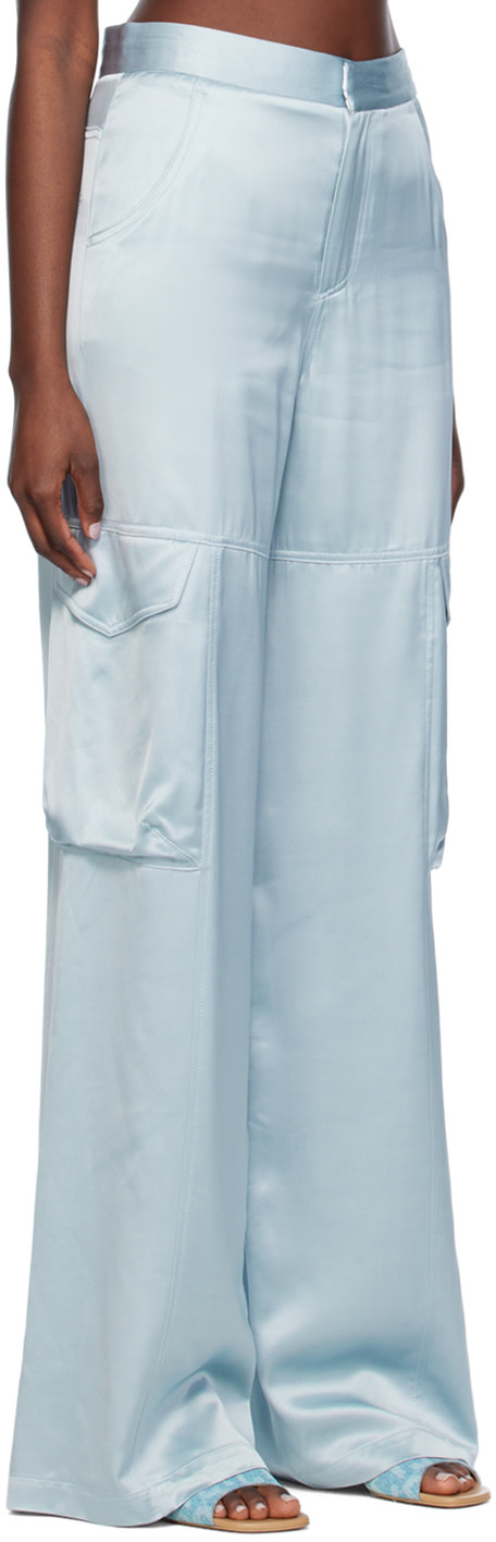 GCDS - Pantalon cargo bleu