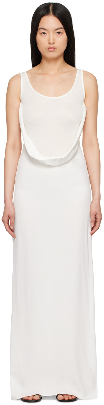 Christopher Esber: White Fusion Arced Maxi Dress | SSENSE Puerto Rico