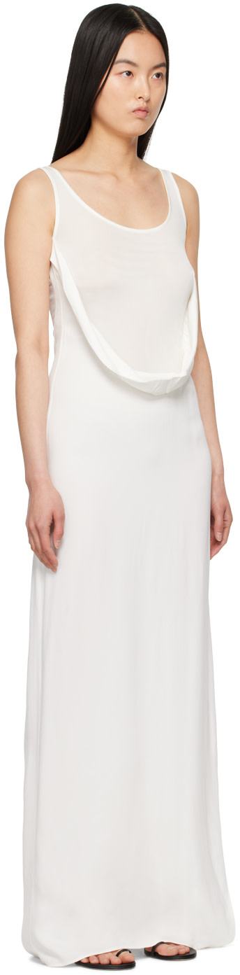 Christopher Esber: White Fusion Arced Maxi Dress | SSENSE