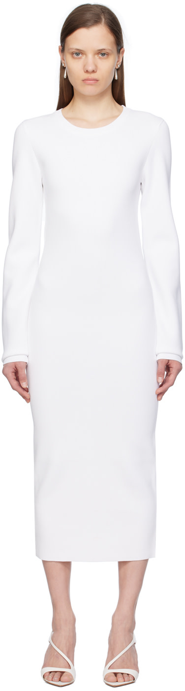 Gauge81 - Robe longue Huela blanche