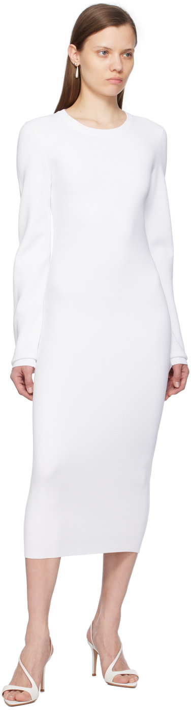 Gauge81 - Robe longue Huela blanche