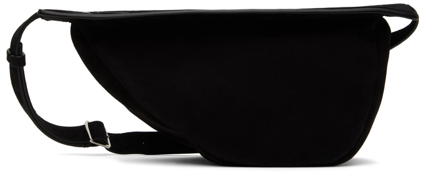 The Row: Black Small Banana Bag | SSENSE