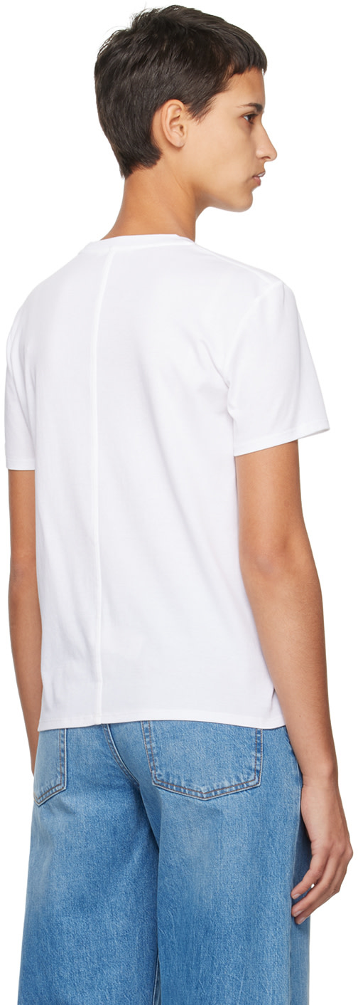 The Row - T-shirt Wesler blanc