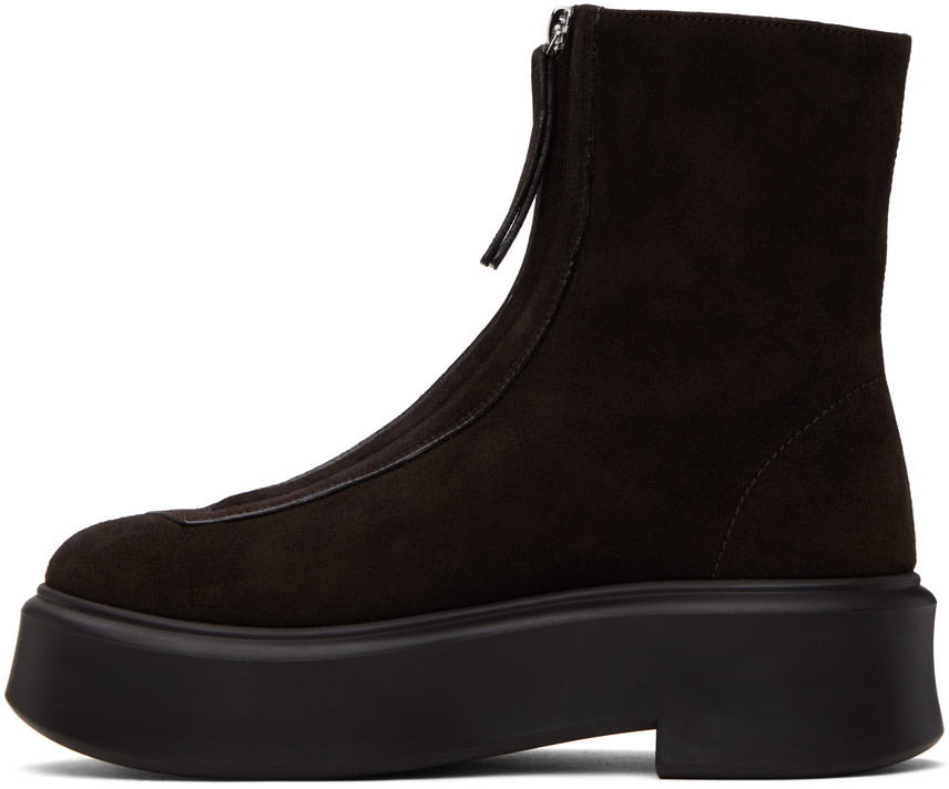 The Row - Bottes I brunes à glissière
