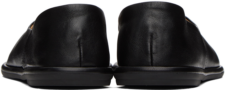 The Row: Black Canal Ballerina Flats | SSENSE