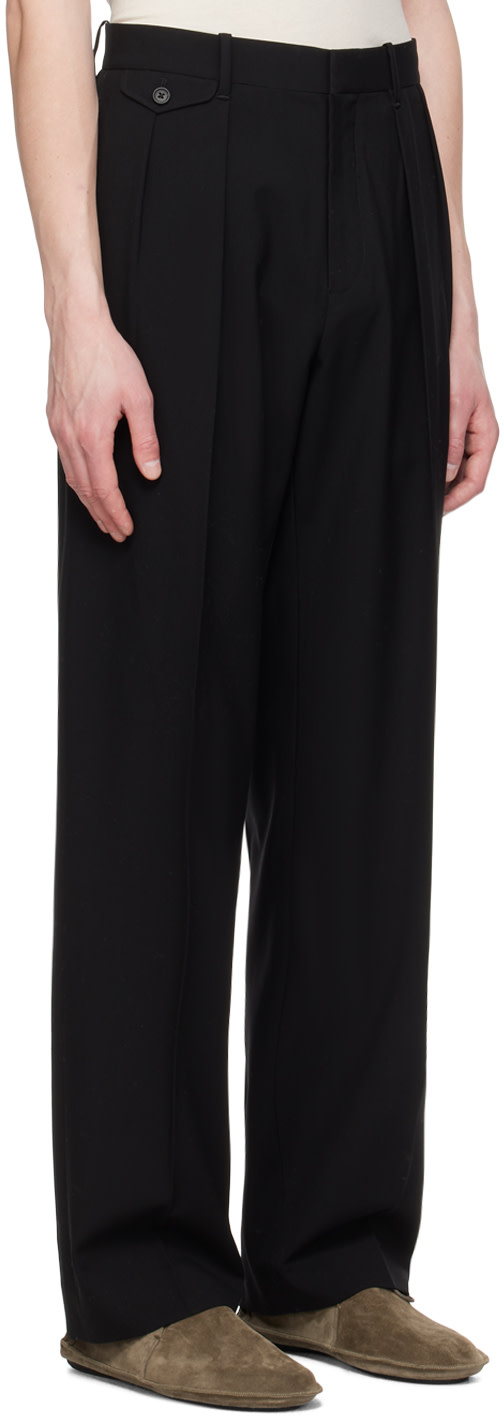 The Row - Pantalon Marcello noir