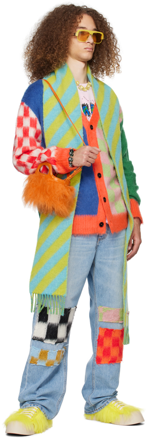 MARNI / マルニ | カシミヤ マルチカラー Vネック ニット カーディガン | 40 | マルチカラー | レディース Marni: SSENSE限定 マルチカラー カーディガン | SSENSE 日本