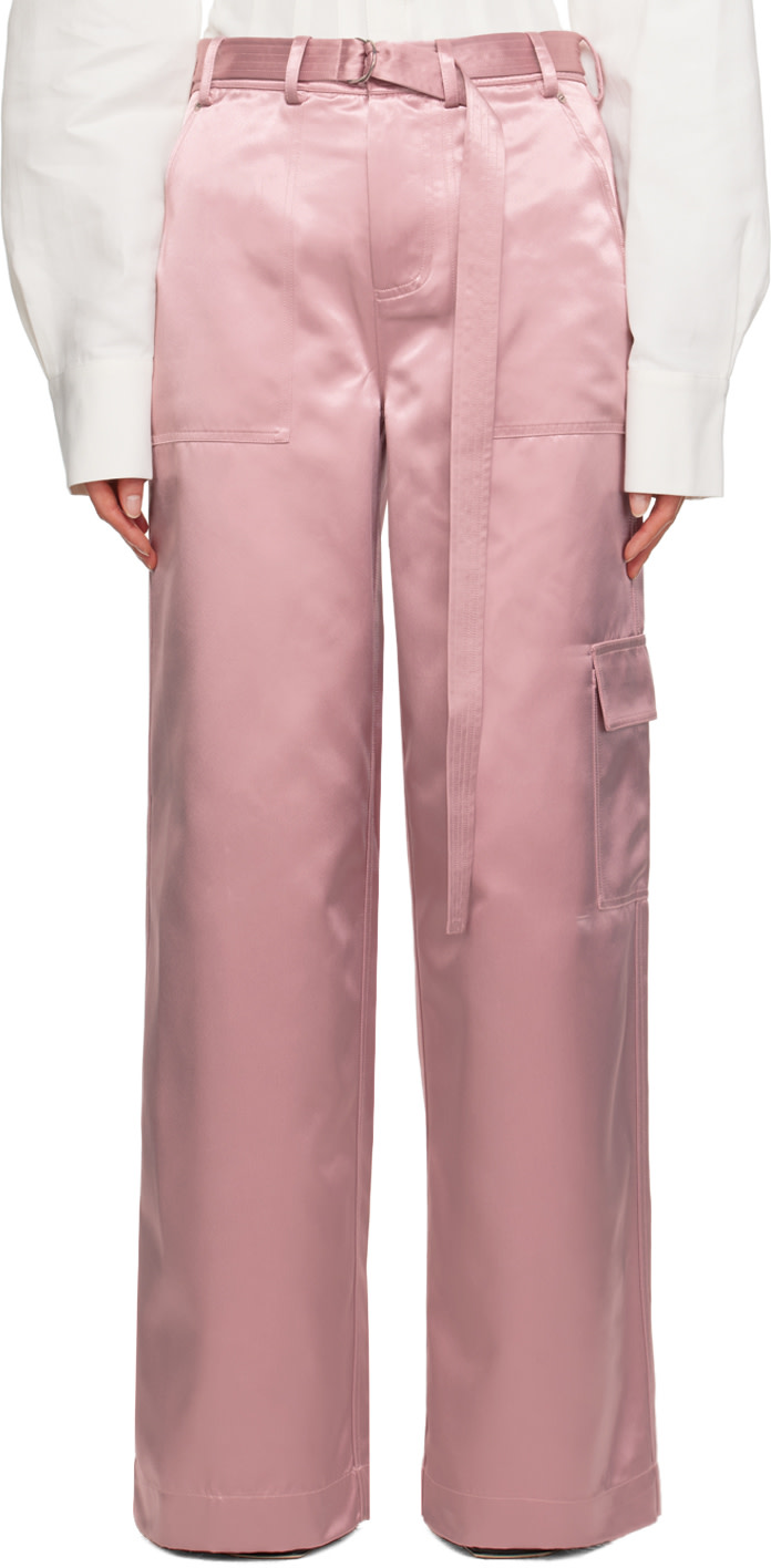 Staud - Pantalon Shay rose