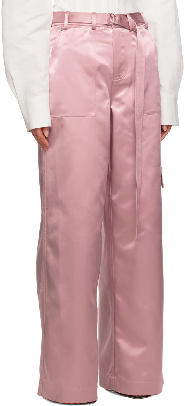 Staud - Pantalon Shay rose