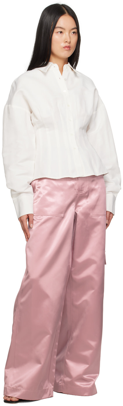 Staud - Pantalon Shay rose