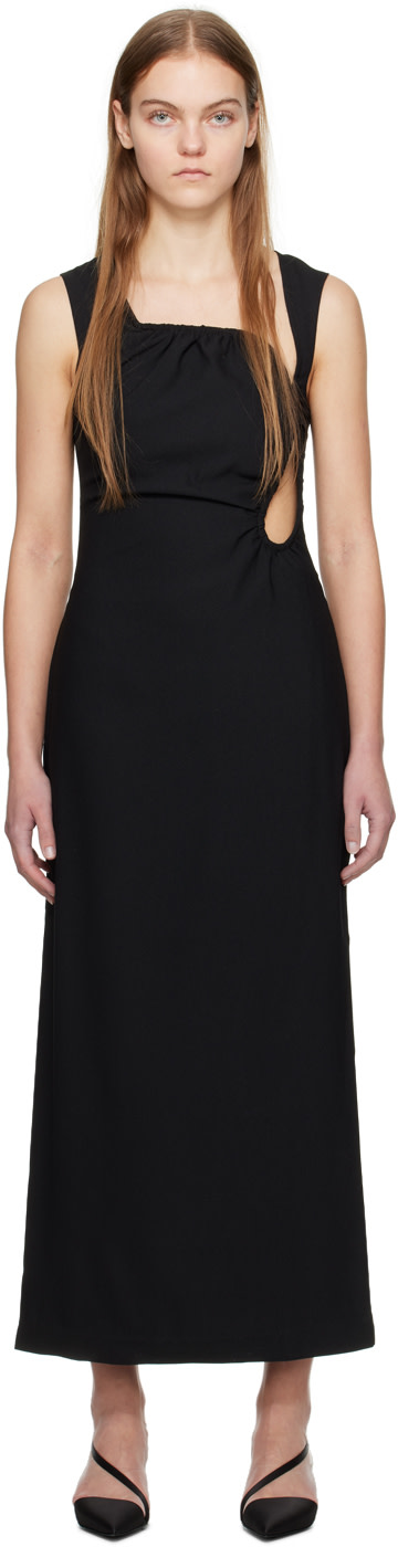 Wynn Hamlyn - Robe midi Ella noire