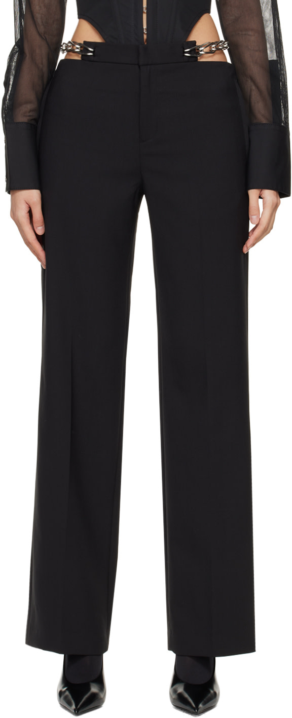 Dion Lee - Pantalon noir à chaines