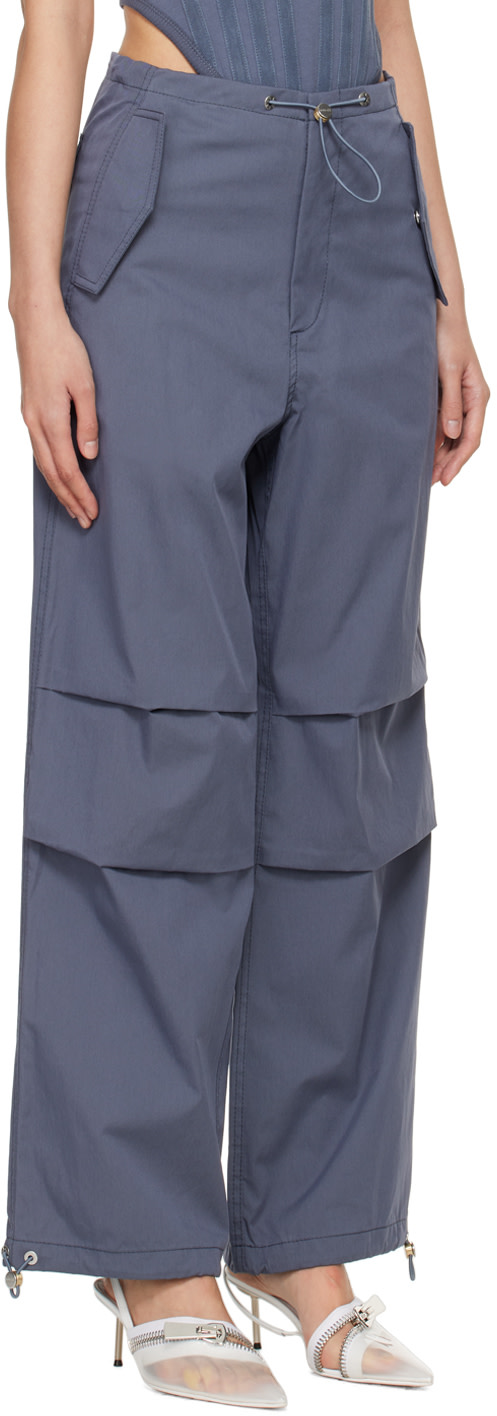 Dion Lee - Pantalon parachute gris