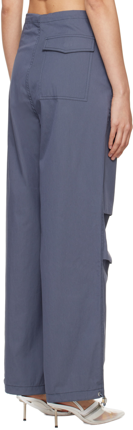 Dion Lee - Pantalon parachute gris