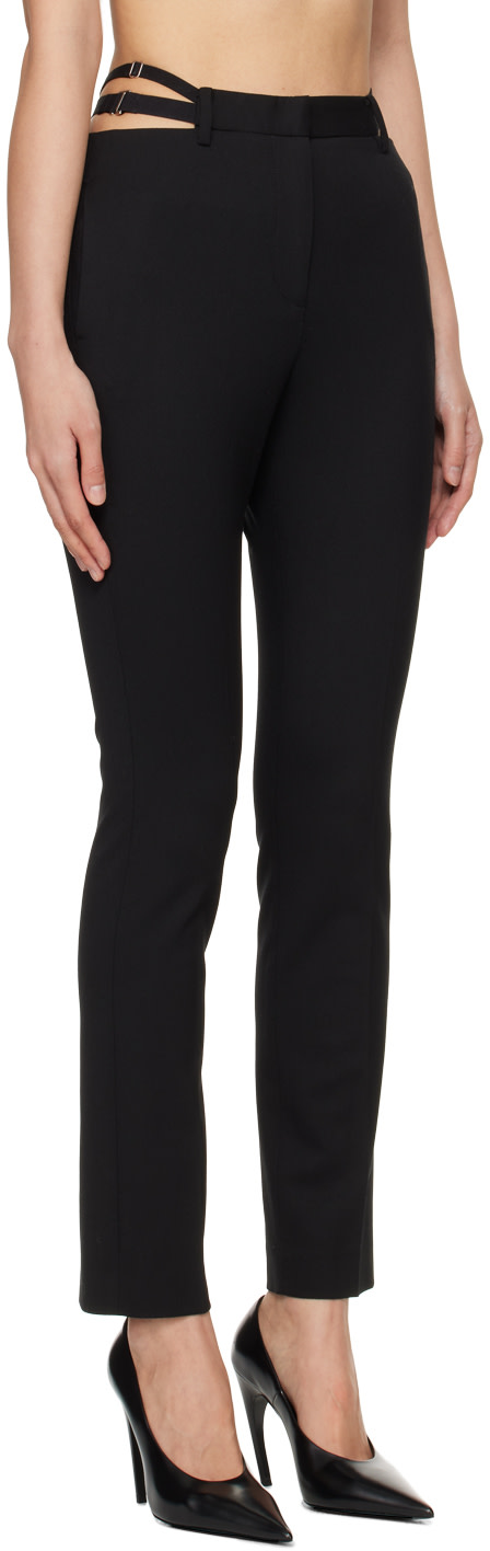 Dion Lee - Pantalon noir à pattes élastiques
