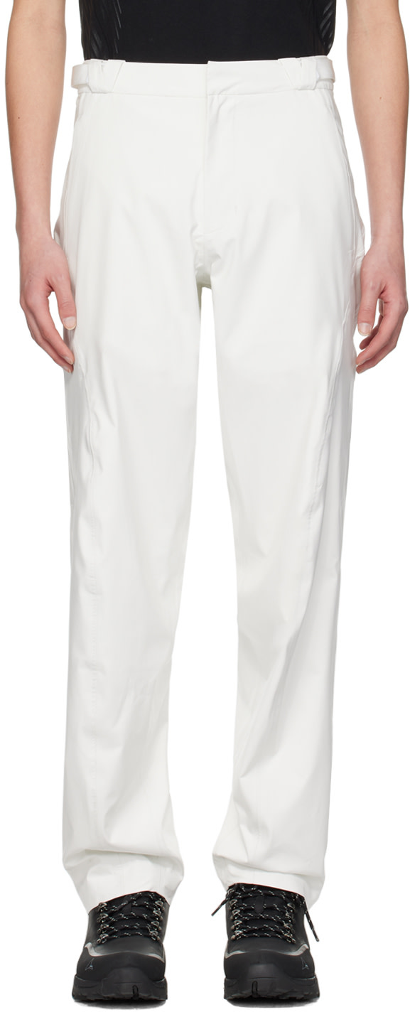 HYEIN SEO: White Shell Trousers | SSENSE