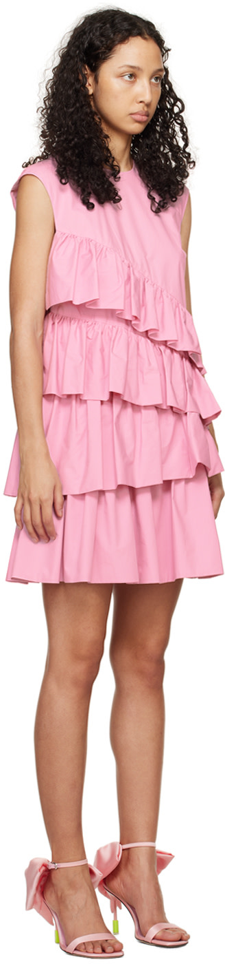 MSGM - Robe courte étagée rose