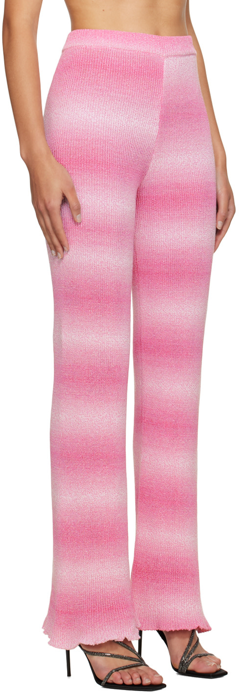 MSGM - Pantalon dégradé rose