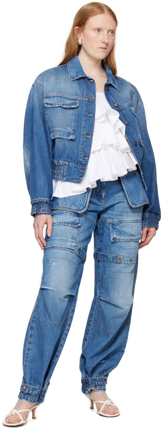 MSGM - Camisole blanche à volants