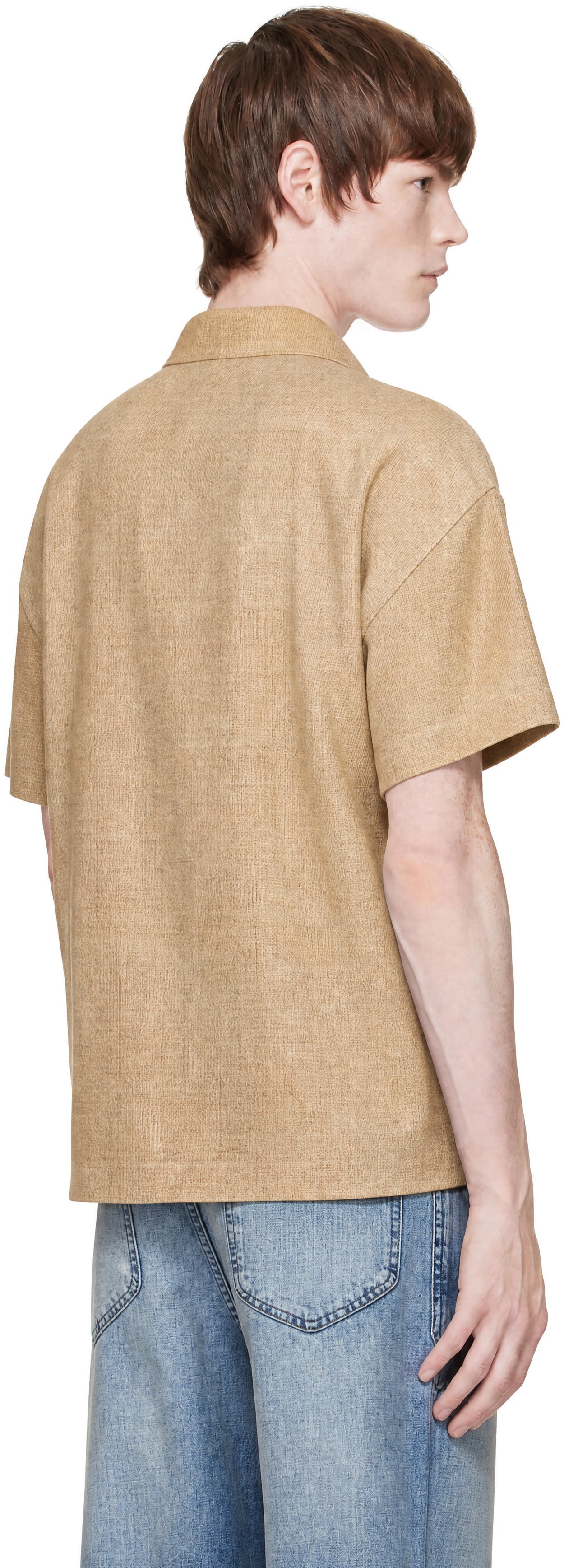 JW Anderson - Tan Leather Polo