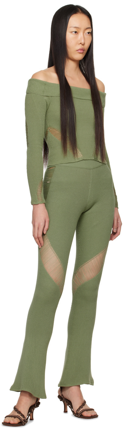 Isa Boulder - Pantalon vert exclusif à SSENSE