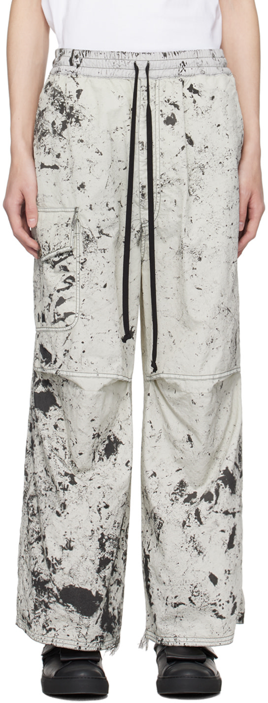 NICOLAS ANDREAS TARALIS - Gray Printed Trousers