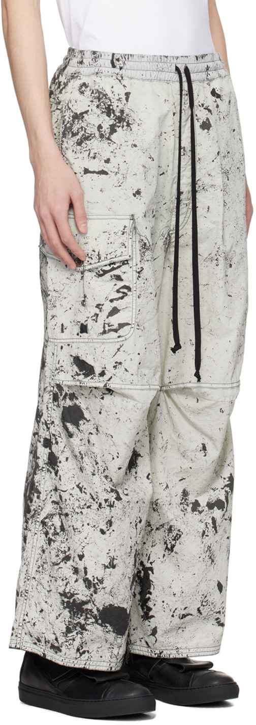 NICOLAS ANDREAS TARALIS - Gray Printed Trousers
