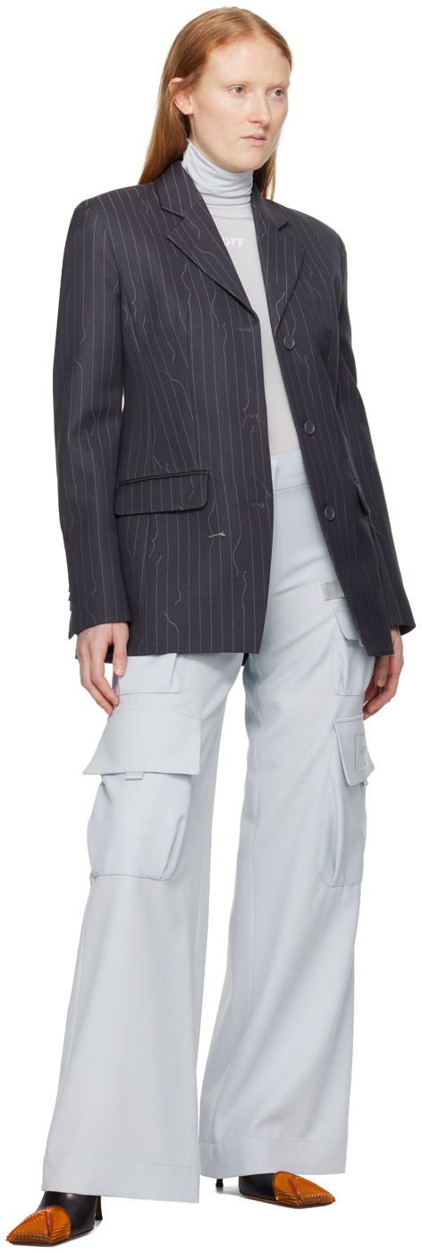 Off-White - Pantalon Toybox gris