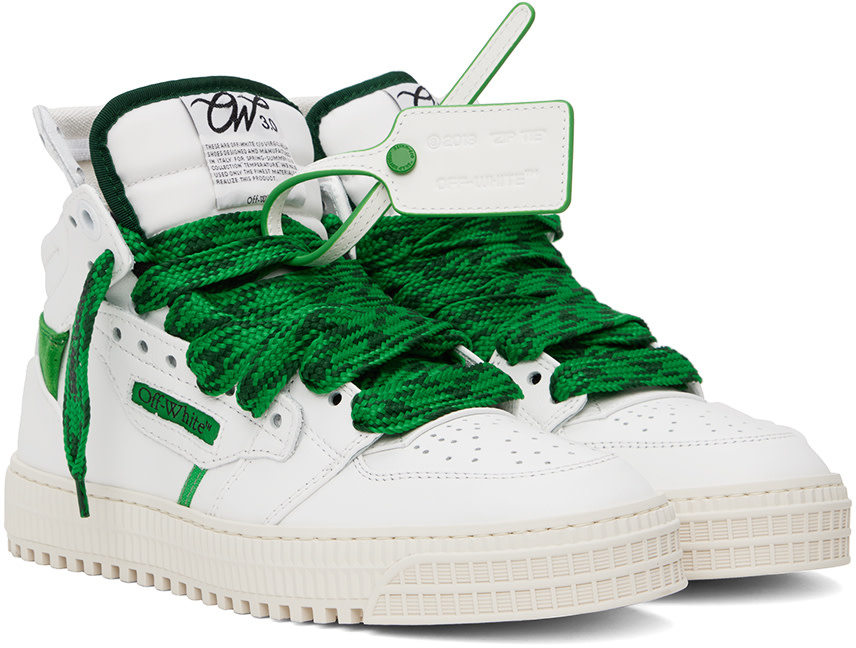 Off-White - Baskets 3.0 Off Court blanc et vert