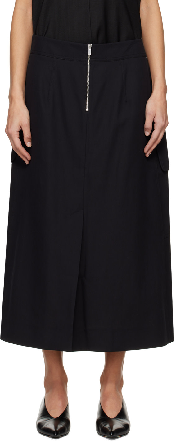 Studio Nicholson - Jupe midi Tyrell noire