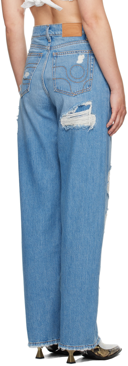 EYTYS: Blue Benz Jeans | SSENSE