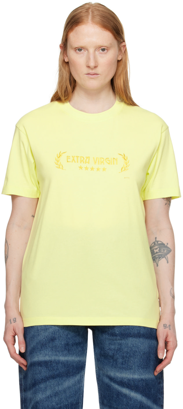 EYTYS - T-shirt Leon 'Extra Virgin' jaune