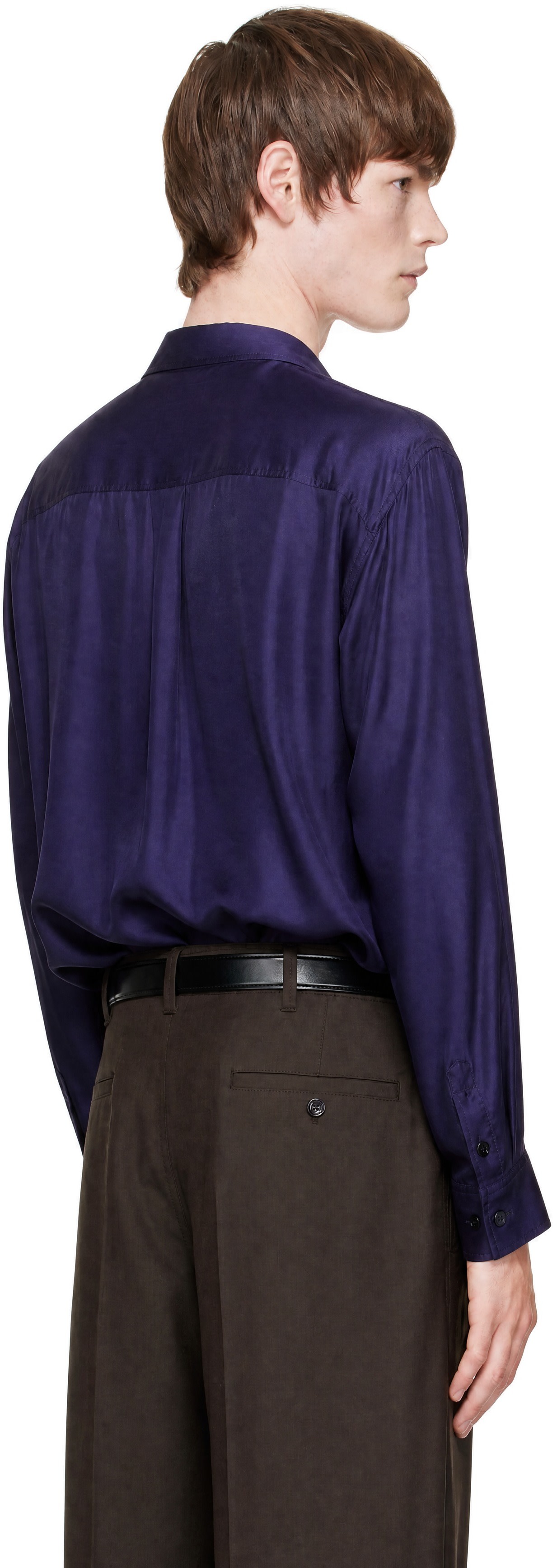 LEMAIRE - Chemise décontractée mauve
