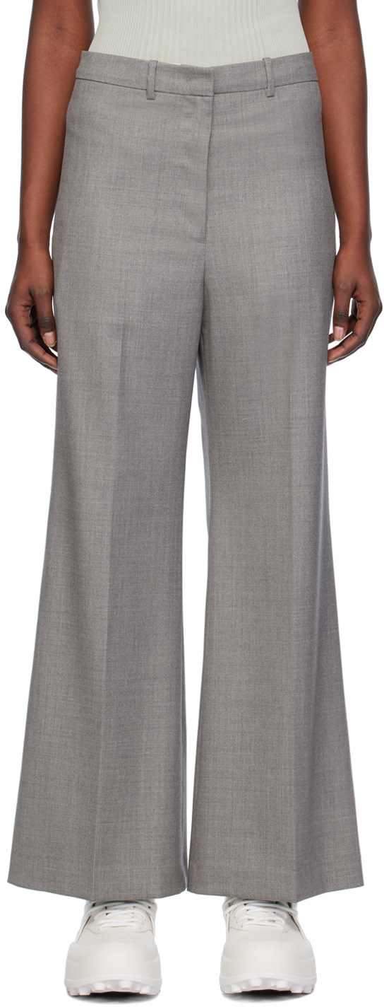 LOW CLASSIC - Pantalon ample gris