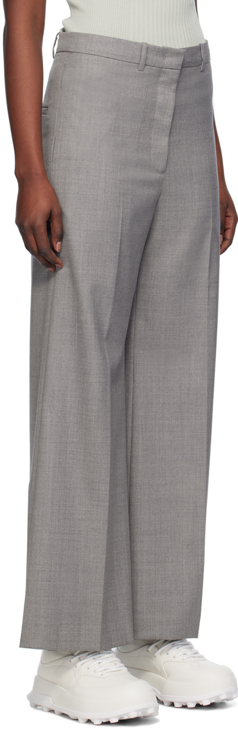 LOW CLASSIC - Pantalon ample gris