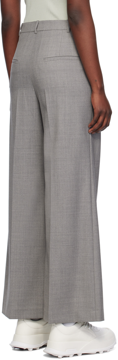 LOW CLASSIC - Pantalon ample gris