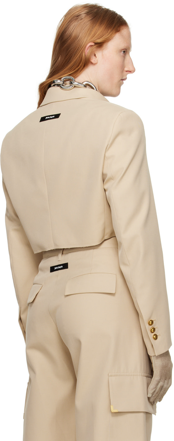 Palm Angels - Veston écourté beige
