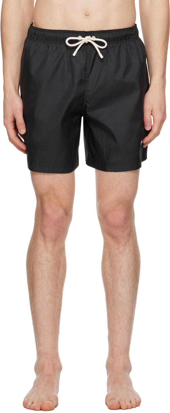 Palm Angels: Black Classic Swim Shorts | SSENSE